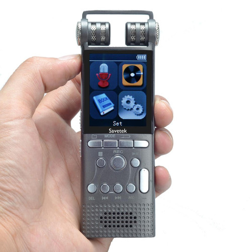 Universal - Magnétophone audio numérique professionnel activé par la voix 16 Go USB Pen Annuler le bruit 100 heures BTY Durée de vie Support TF Card | Magnétophone numérique Universal  - Enregistreur audio numérique