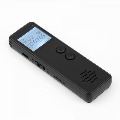 Universal Magnétophone numérique à distance USB de 8 Go avec une clé pour enregistrer des enregistreurs audio MP3 avec réduction du bruit Lecteur MP3 128 Kbps |(Le noir)