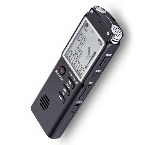 Universal - Magnétophone portable 8G, magnétophone USB, magnétophone audio numérique, magnétoscope, WAV, lecteur MP3(Le noir) - Studio d'enregistrement portatif