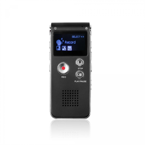 Universal - Magnétophone, stylo, magnétoscope audio numérique USB, lecteur MP3, microphone intégré(Le noir) Universal  - Lecteur audio mp3