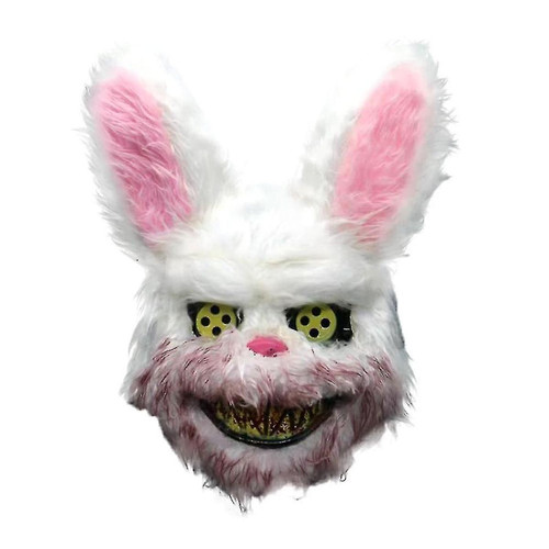 Universal - Masque de jeu de rôle Masque épineux Masque de lapin maléfique et sanglant pour Halloween Universal  - Doudou lapin