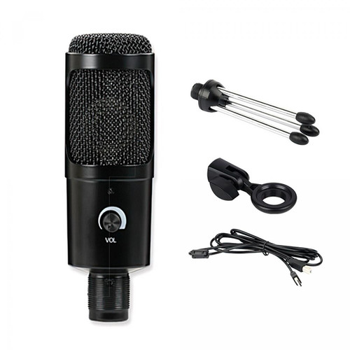 Universal - Microphone Professionnel Condenseur Microphone Ordinateur Voix Studio Microphone Enregistrement KTV Karaoké Microphone avec étagère Universal  - Bonnes affaires Microphone