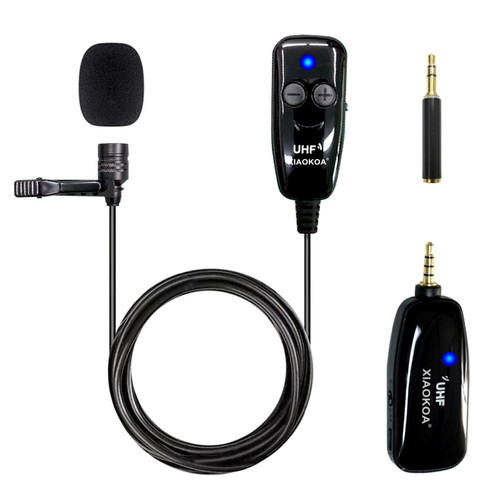 Universal - Microphone sans fil avec revers à collier Enregistrement vidéo Blog iPad PC Android DSLR Microphone | Universal  - Microphone