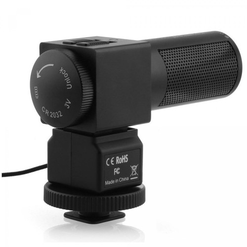 Universal - Microphone stéréo SGC 698 Microphone de caméra pour Nikon Canon DSLR Caméra DV Enregistrement d'entrevue photographique | - Microphone