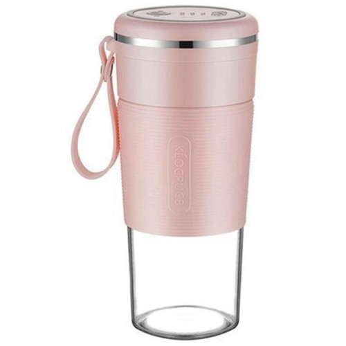 Universal - Mini blender portable smoothie USB électrique orange juicer machine fruit mixer cup personal food processor manufacturer juicer extractor | extracteur de jus (rose) Universal - Blender rose