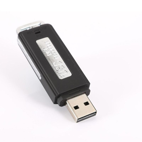 Enregistreur audio numérique Mini clé USB rechargeable de 8 Go pour enregistrer un dictaphone, un magnétophone audio numérique de 70 heures, un magnétophone portable |