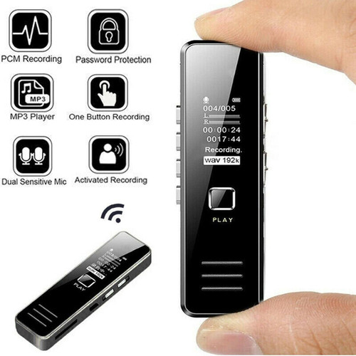 Universal Mini magnétophone numérique haute définition, magnétophone audio, réducteur de bruit, dictaphone MP3