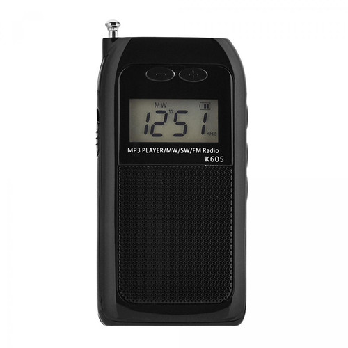 Universal - Mini-poche radio stéréo récepteur radio portable lecteur de musique MP3 numérique radio FM SW AM MW avec casque support carte TF Universal  - Son audio