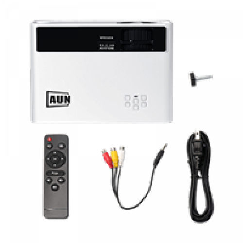 Universal - Mini projecteur D60 1280 x 720p Support Full HD 1080P pour Home Théâtre Android Box TV (en option) Projecteur LED 3D AC3 | Projecteurs LCD Universal  - Tv box