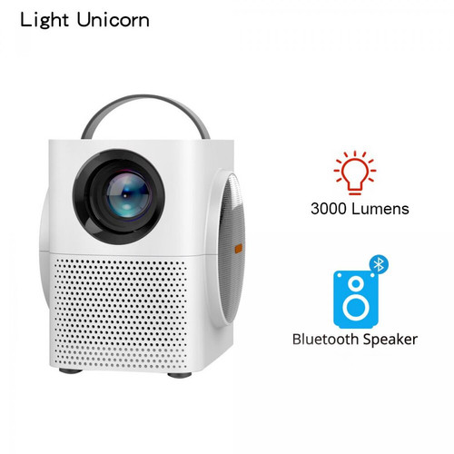 Universal - Mini projecteur portable à LED Compatibilité HDMI Options WiFi 3000 lumens Haut-parleur Bluetooth Accueil THEA | Projecteur LCD Universal  - Lumen