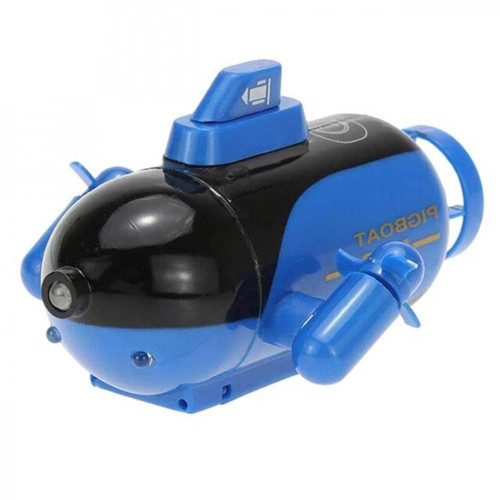 Universal - Mini radio course RC sous-marin jouet sous-marin jouet de bain télécommandé bateau dans la baignoire piscine lac bateau(Bleu) Universal  - Bateaux RC