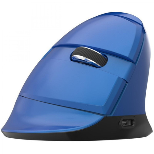 Universal - Mini souris de jeu Bluetooth sans fil verticalement ergonomique rechargeable pour ordinateur Souris de jeu RGB rétroéclairée pour ordinateur portable Ice (bleu) Universal  - Souris ergonomique