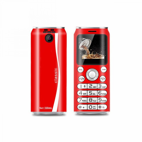 Universal - Mini téléphone mobile satellite K8 1.0(Rouge) - Lecteur MP3 / MP4