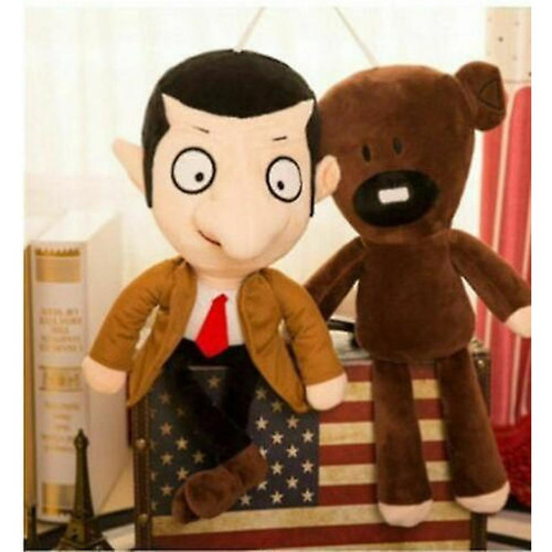 Universal - Mr Bean With Teddy Bear Soft Stuffed Doll() Universal  - Jeux & Jouets