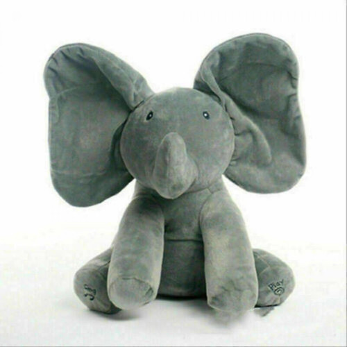 Universal - Musique éléphant peluche jouet peluche chanter poupée bébé cadeau enfant (gris) Universal  - Peluches