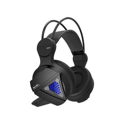 Ecouteurs intra-auriculaires Universal Nb-G01 casque de jeu filaire RGB LED basse basse casque stéréo avec microphone pour téléphone portable PC