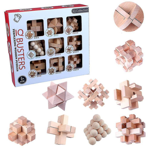 Universal - Nouveau design IQ Brainstorming Kongming Lock 3D en bois interverrouillage bavure puzzle jeu jouets jouets Universal  - Jouets en bois Jeux & Jouets