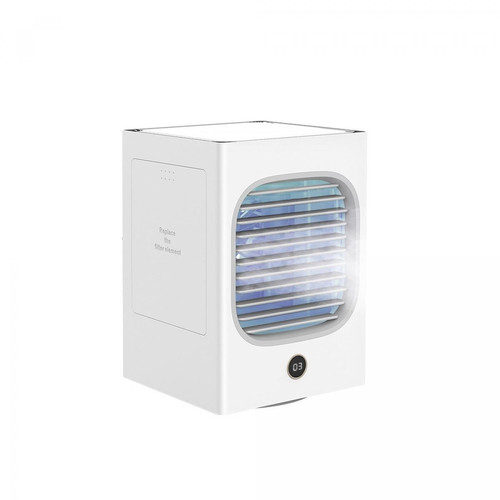 Ventilateur Universal Nouveau mini refroidisseur d'air, petit ventilateur portable, grand ventilateur de circulation d'air, ventilateur de climatisation de bureau et eau glacée