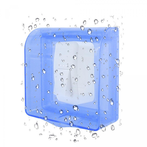 Universal - Nouveau petit boîtier bleu transparent anti-éclaboussures modèle 118 1/2 prise de commutation couvercle de protection prise boîtier étanche(Transparent) Universal  - Sécurité connectée