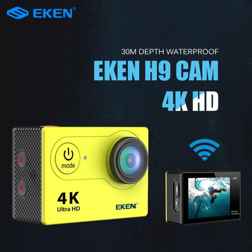 Universal Nouveaux arrivants!  Original Eken H9R/H9 Ultra HD Caméra d'action 4K Écran imperméable de 30 mètres 2.0'Caméra de sport 1080p Go Pro Cam | Original Eken H9 | Ultra HD H9(Le noir)
