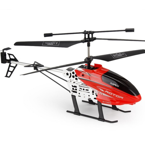 Universal - Nouveaux hélicoptères RC de grande taille de 40cm 2.4G avec lumières LED radiocommandées RC drones fixes hauteur durable alliage ABS gros jouets d'avion(Rouge) Universal  - Grand helicoptere rc