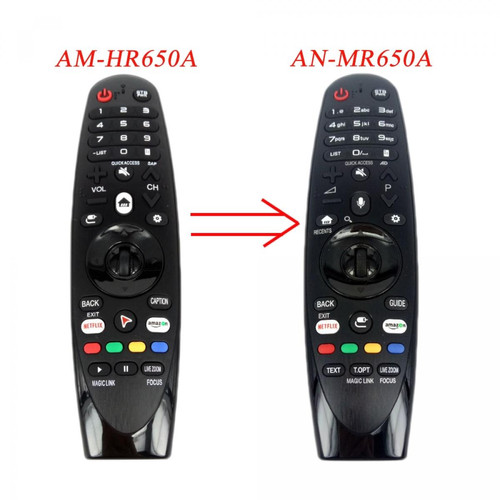 Universal - Nouvelle AM HR650A Remplacement LG Magic Remote Command pour MR650A Smart TV 55UK6200 49UH603V | Universal  - Telecommande Universelle