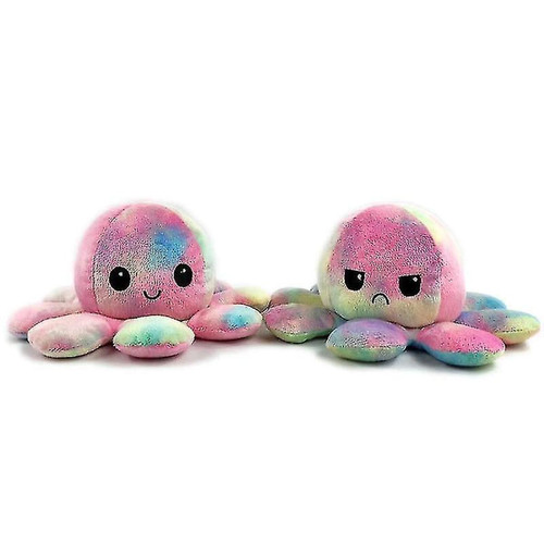 Universal Octopus / Cat en forme de peluche réversible et Toy20x15x15cm-W