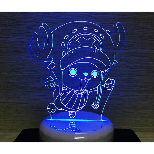 Universal - One Piece Chopper Veilleuse Chambre Enfant Anime Veilleuse Lampe Lampe 3D LED Lumineuse USB Universal - Luminaires Transparent