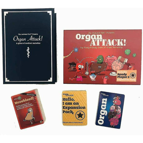 Jeux de cartes Organ Attack Game de carte de carte de table
