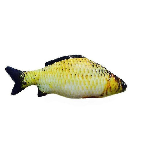 Universal - Peluche douce en forme de poisson ludique - jouet interactif empaillé simulé (gris foncé - 20cm) Universal  - Bonnes affaires Peluches