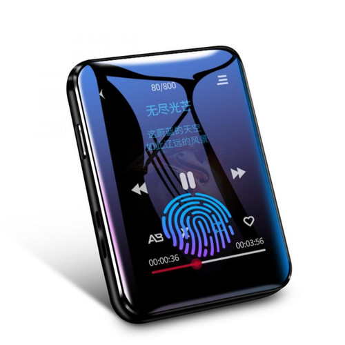 Universal - Pentium X1 Mini Bluetooth MP3 Player 16 Go 1,8 pouces Écran tactile Portable Music Video Player avec Cadeau Gratuit Câble Casque 3 Lecteur(Le noir) - MP3