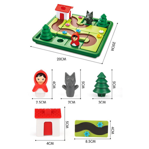 Universal Petit Rouge Ranger Intelligence Cachée Jeux de société et solutions Compétences Construction Puzzles Jeux de logique QI Entraînement Jouets Cadeaux pour enfants | Puzzles