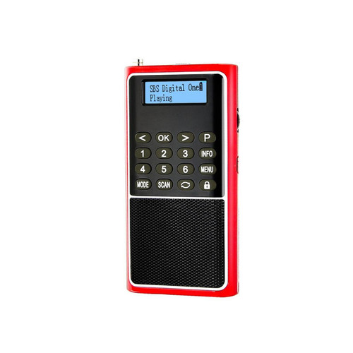 Radio Universal Portable DAB/DAB + radio mini récepteur FM haut-parleur support carte TF clé USB recherche canal automatique avec affichage LED | radio mini