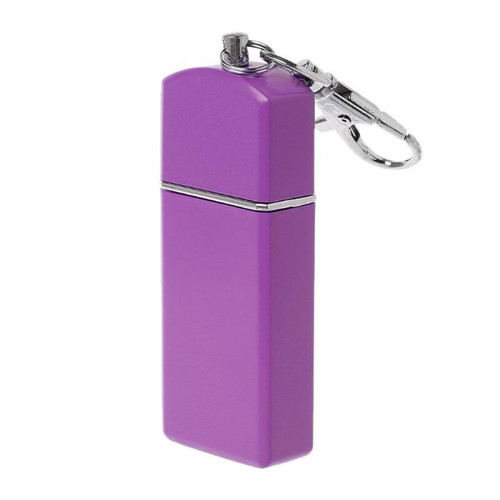 Universal - Portable Mini Pocket Cendrier Coupe-souffle Porte-clés Accessoires pour fumer en plein air | Universal  - Cendriers Violet