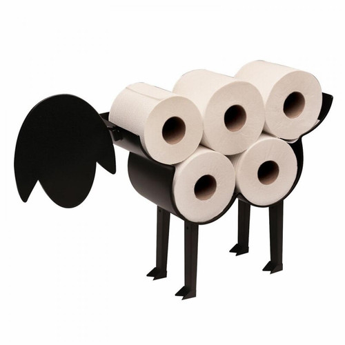 Universal - Porte-papier hygiénique polyvalent type mouton tissu métal entreposage porte-papier toilette accessoires de salle de bains | Porte-papier(Le noir) Universal  - Meuble de rangement pour toilette Salle de bain, toilettes