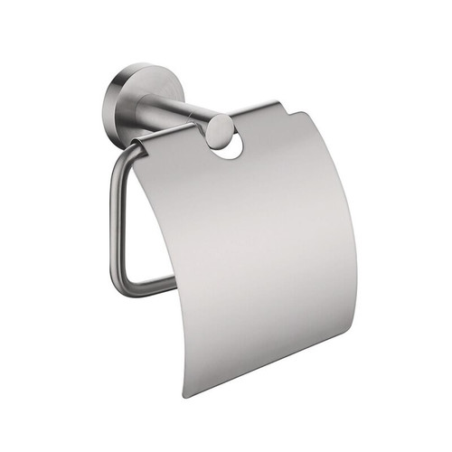 Universal - Porte-papier pour toilettes brossées avec couvercle étanche Porte-papier pour toilettes en acier inoxydable Universal  - Accessoires de salle de bain