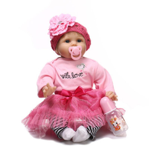 Universal - Poupée bébé régénérée quai silicone souple 22/55 cm réaliste poupée jeune fille mariée. Universal  - XGF