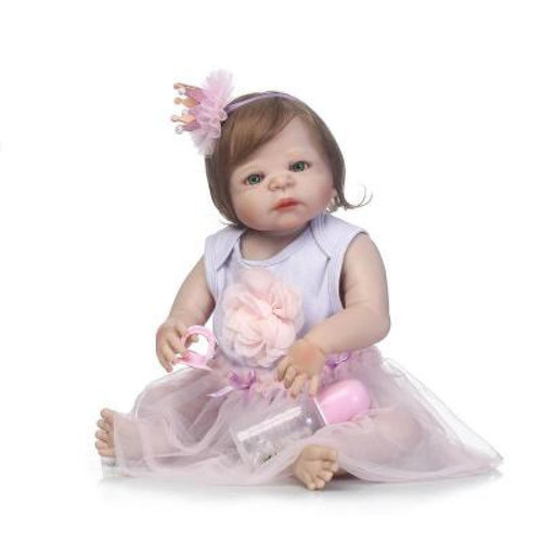 Universal - Poupée bébé régénérée quai silicone souple 22/55 cm réaliste poupée jeune fille mariée. Universal  - Poupées mannequins