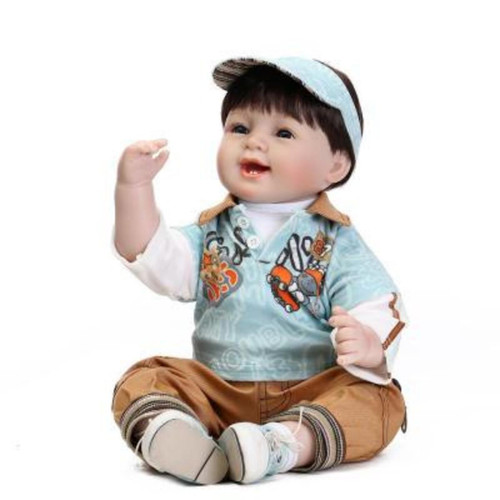 Universal - Poupée bébé régénérée quai silicone souple 22/55 cm réaliste poupée nouveau-né garçon marié. Universal - Cadeau pour bébé - 1 an Jeux & Jouets
