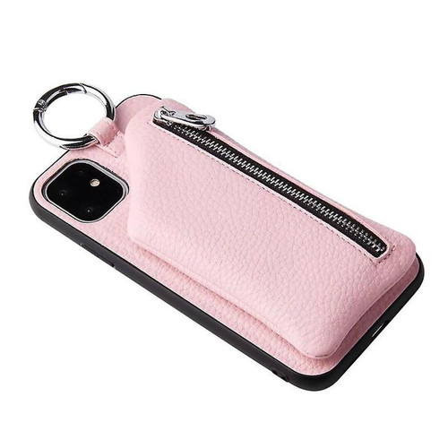 Universal - Pour pomme 13pro, étui à portefeuille tendance, motif en cuir de mode petit sac à glissière, jiujiuso rose Universal  - Coque, étui smartphone