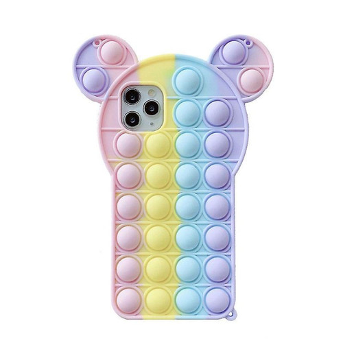 Universal - Push Pop Bear Shape Silicone Case pour iPhone 11 Pro Max Universal  - Coque, étui smartphone
