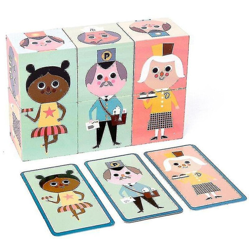 Universal Puzzle bébé casse-tête jouets boîte en bois jeu de correspondance 2 +