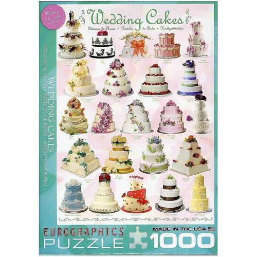 Universal - Puzzle de gâteaux de mariage (1000 pièces) Universal  - Universal