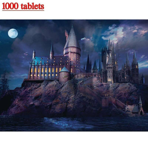 Universal - Puzzle de Poudlard, 1000 pièces, Harry Potter, jeux pour adultes et enfants. - Harry