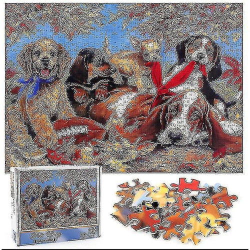 Universal - Puzzle de puzzle pour animaux de compagnie, 1000 PCS Puzzle de décompression pédagogique, décoration murale Universal  - Puzzles