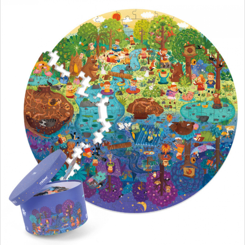 Universal - Puzzle Jouets Éducatifs Peints à la main 3 6Y Puzzle Panels Boîtes rondes Cadeaux pour les enfants | Universal  - Panel