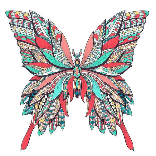 Universal - Puzzle papillons colorés Jeu de puzzle et adultes Universal  - Universal