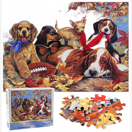 Universal - Puzzle Puzzle pour chien de compagnie, 1000 pcs puzzle éducatif de décompression, décoration murale Universal  - Puzzles