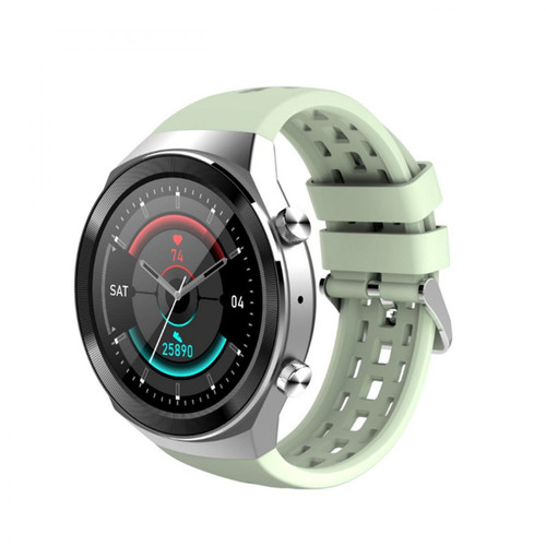 Universal - Q8 Smartwatch Fréquence cardiaque ECG Surveillance Bluetooth Appelé Sport Podomètre Météo Mode Musique Bracelet Vert - Musique sport
