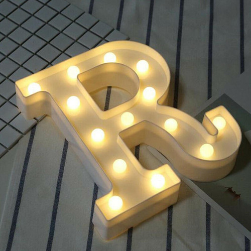 Universal - (R) LED Alphabet Alphabet Lampe Phares Plastique Fête Anniversaire Logo Décoration Universal  - Lampes à poser